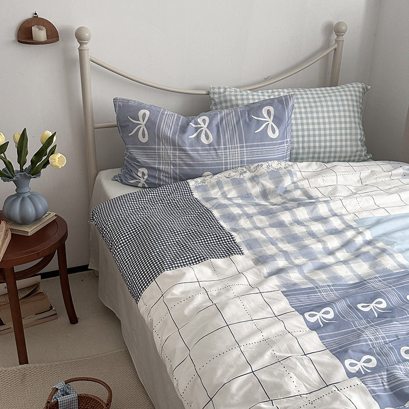 Korean Retro Floral Cotton Bedding
