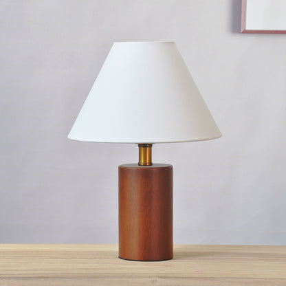 Korean Retro Pleated Table Lamp for Bedroom Decoration