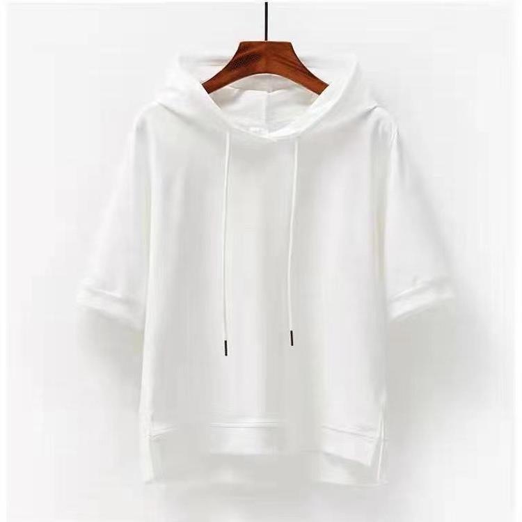 Korean Style Cotton Hooded Sweatshirt
