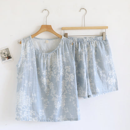 Korean Style Cotton Suspender Nightgown