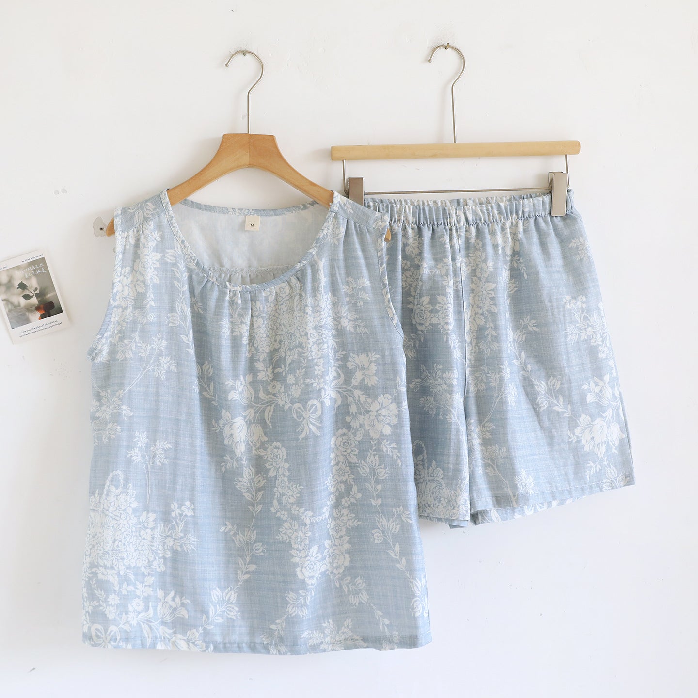 Korean Style Cotton Suspender Nightgown