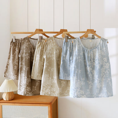 Korean Style Cotton Suspender Nightgown