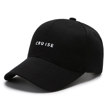 Korean style embroidered baseball cap for men and women