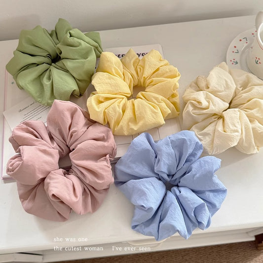 Korean-style fluffy large intestine hair tie