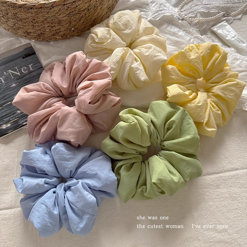 Korean-style fluffy large intestine hair tie