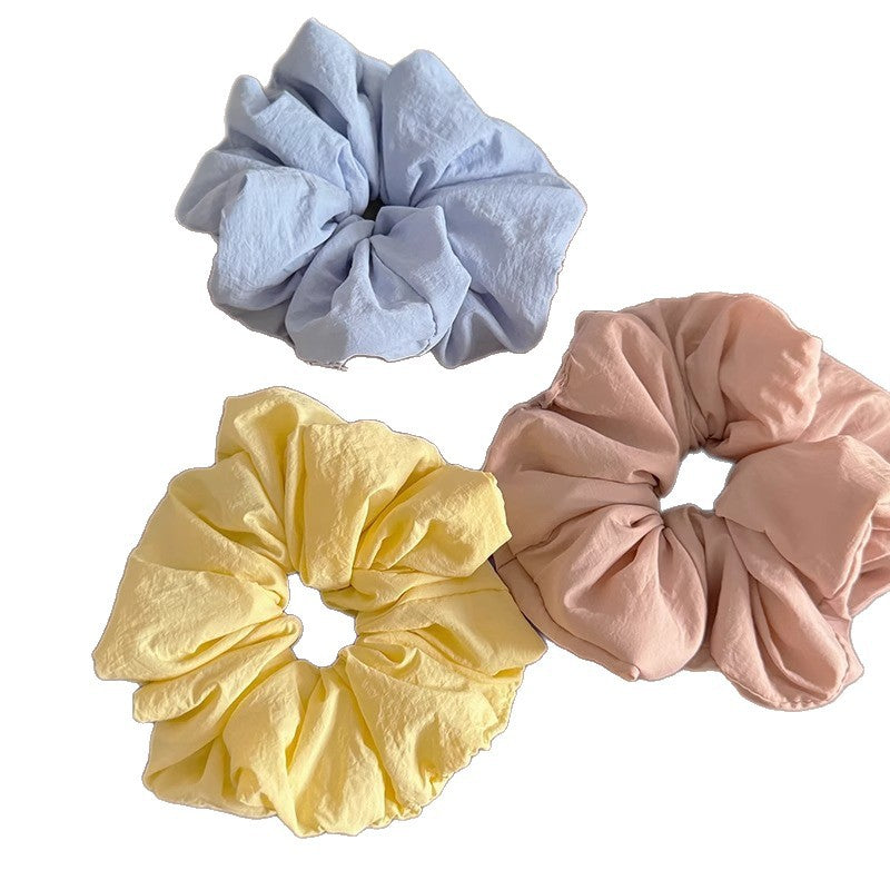 Korean-style fluffy large intestine hair tie