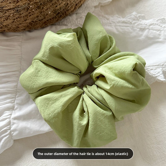 Korean-style fluffy large intestine hair tie