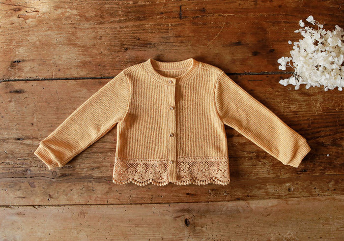 Korean Style Girls' Baby Infant Lace Air-conditioning Shirt ins Casual Sun-protective Clothing Cardigan Jacket All-match Cardigan