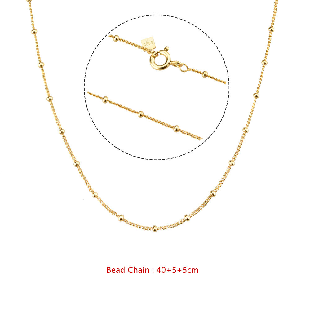 Korean Style Glow Letter S925 Silver Clavicle Chain Necklace