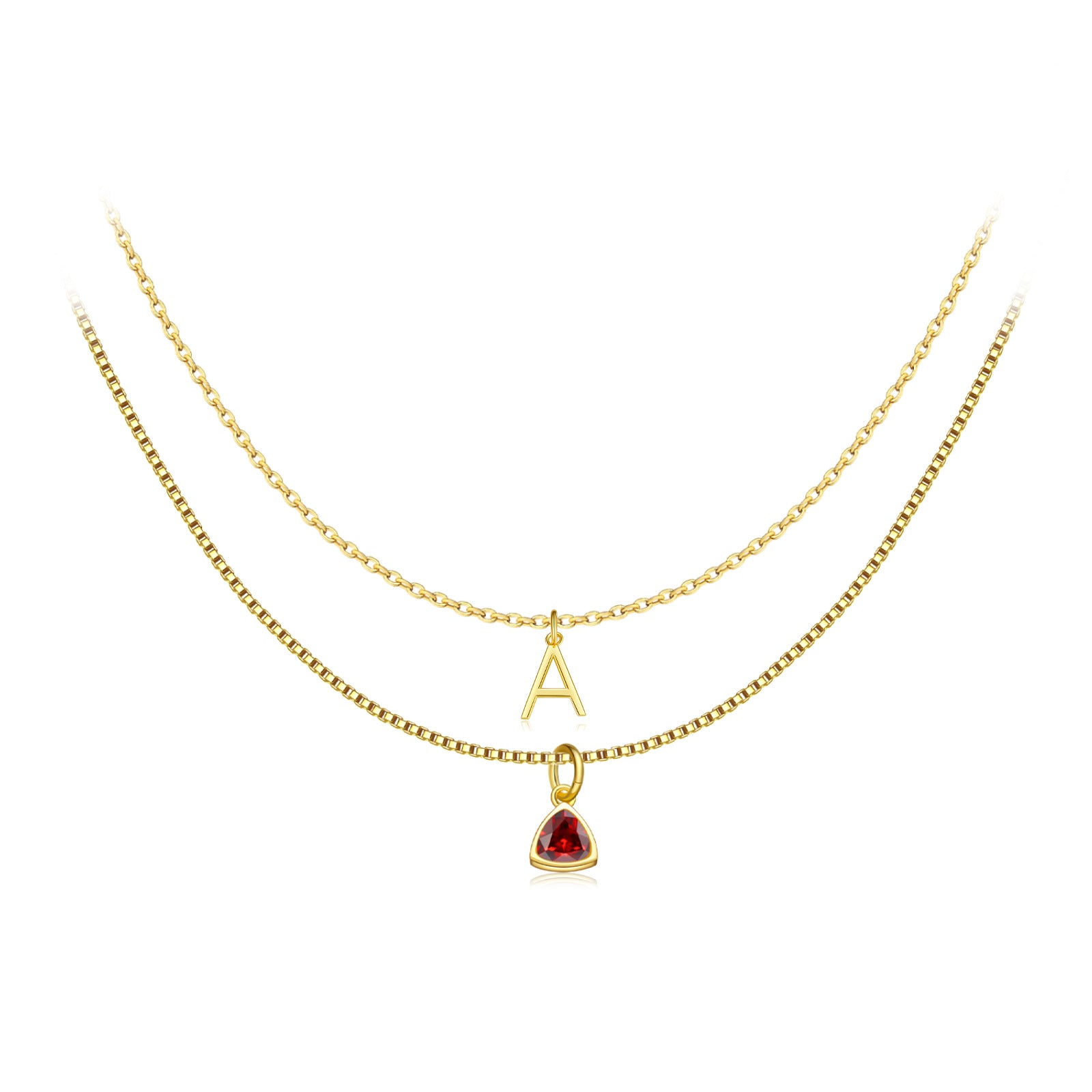 Korean Style Glow Letter S925 Silver Clavicle Chain Necklace
