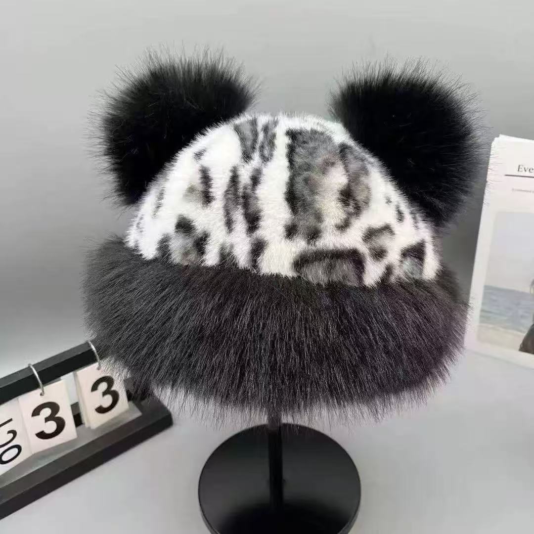 Korean Style Imitation Fur Plush Winter Hat