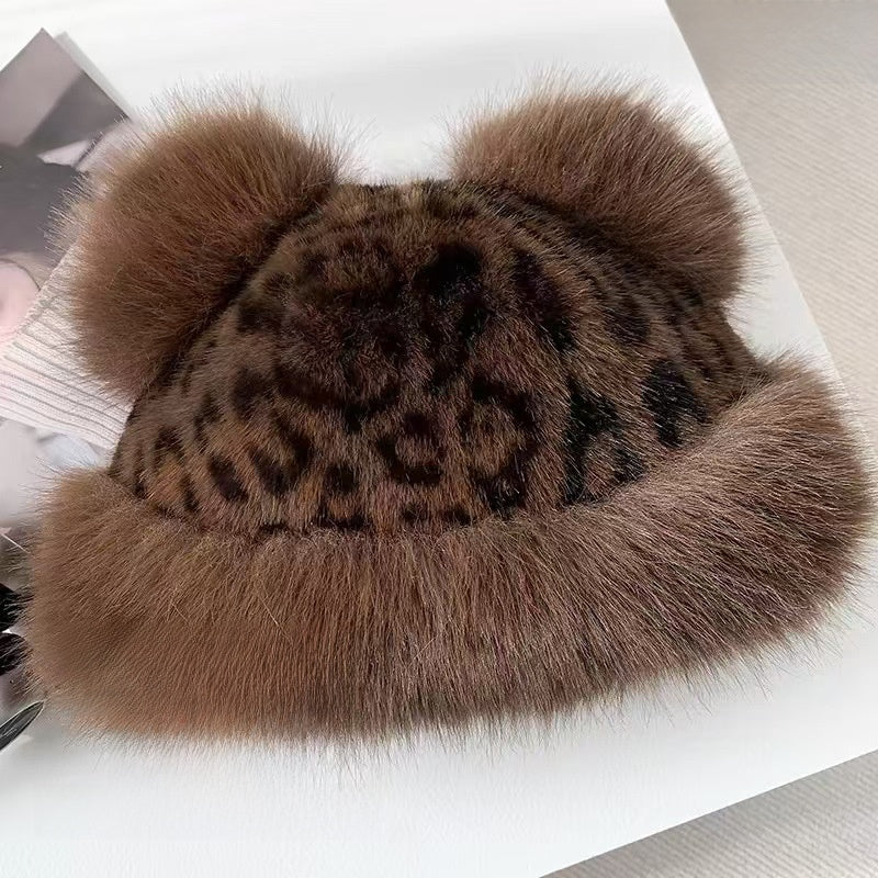 Korean Style Imitation Fur Plush Winter Hat