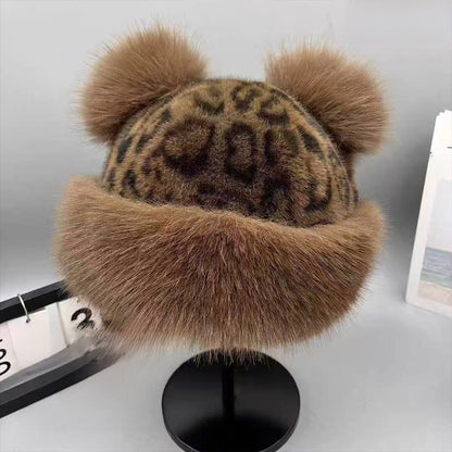 Korean Style Imitation Fur Plush Winter Hat