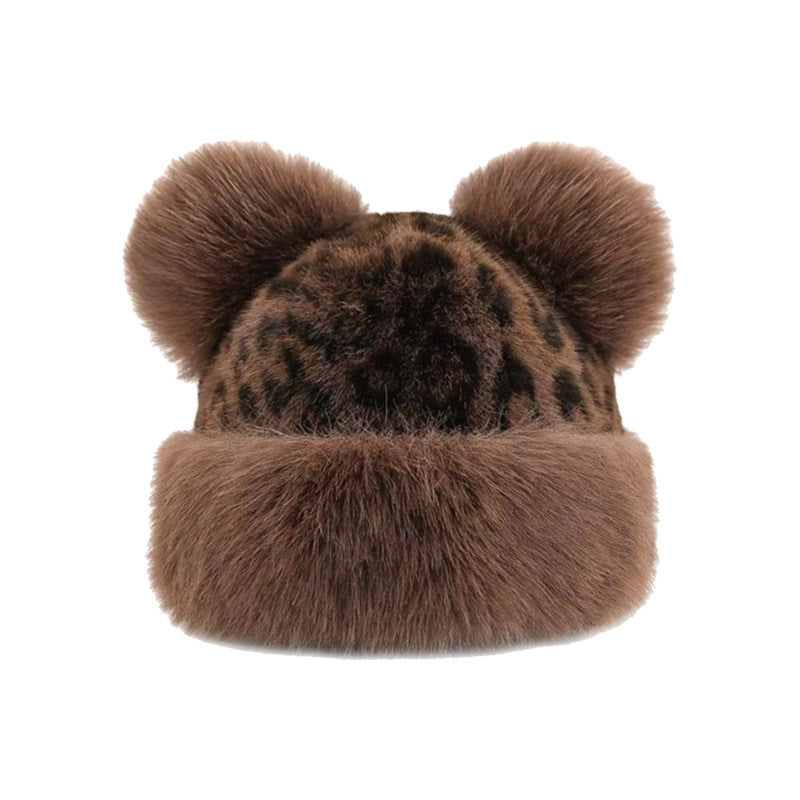 Korean Style Imitation Fur Plush Winter Hat