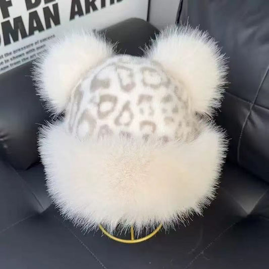 Korean Style Imitation Fur Plush Winter Hat