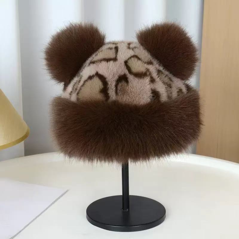 Korean Style Imitation Fur Plush Winter Hat