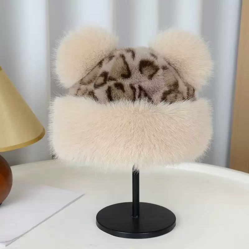 Korean Style Imitation Fur Plush Winter Hat