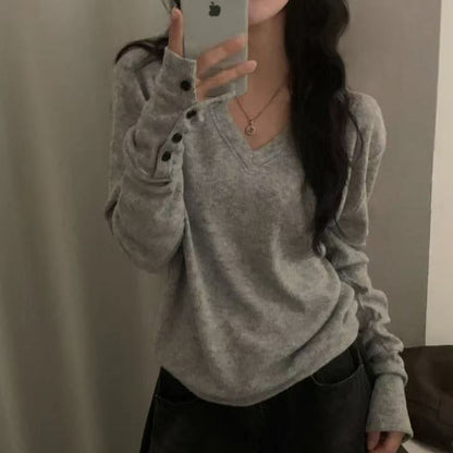 Korean Style Knitted Top