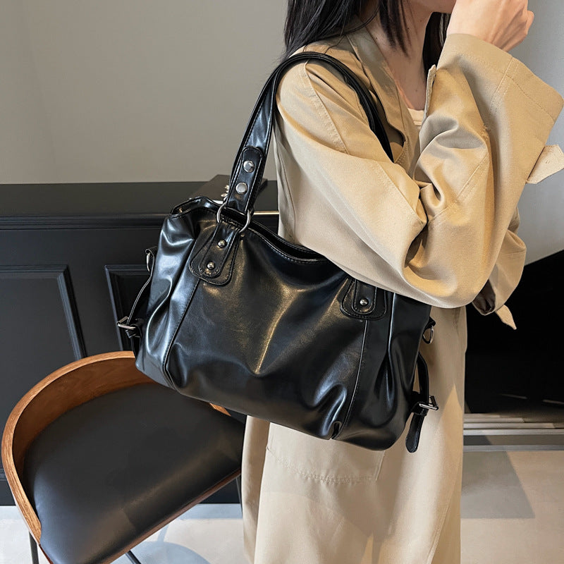Korean Style Large Capacity Crossbody Shoulder Tote Bag