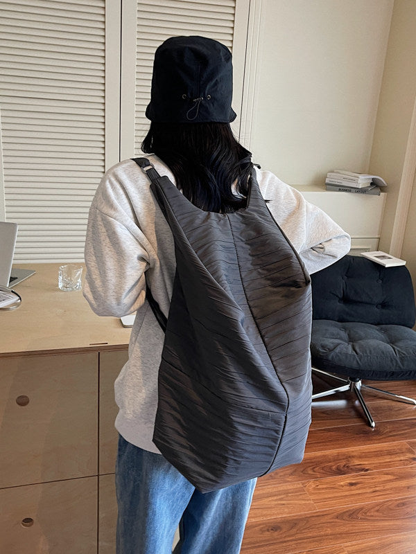 Korean Style Large Tote Bag with Multiple Carrying Options