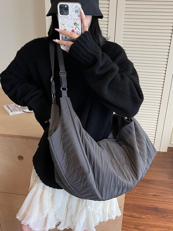 Korean Style Large Tote Bag with Multiple Carrying Options