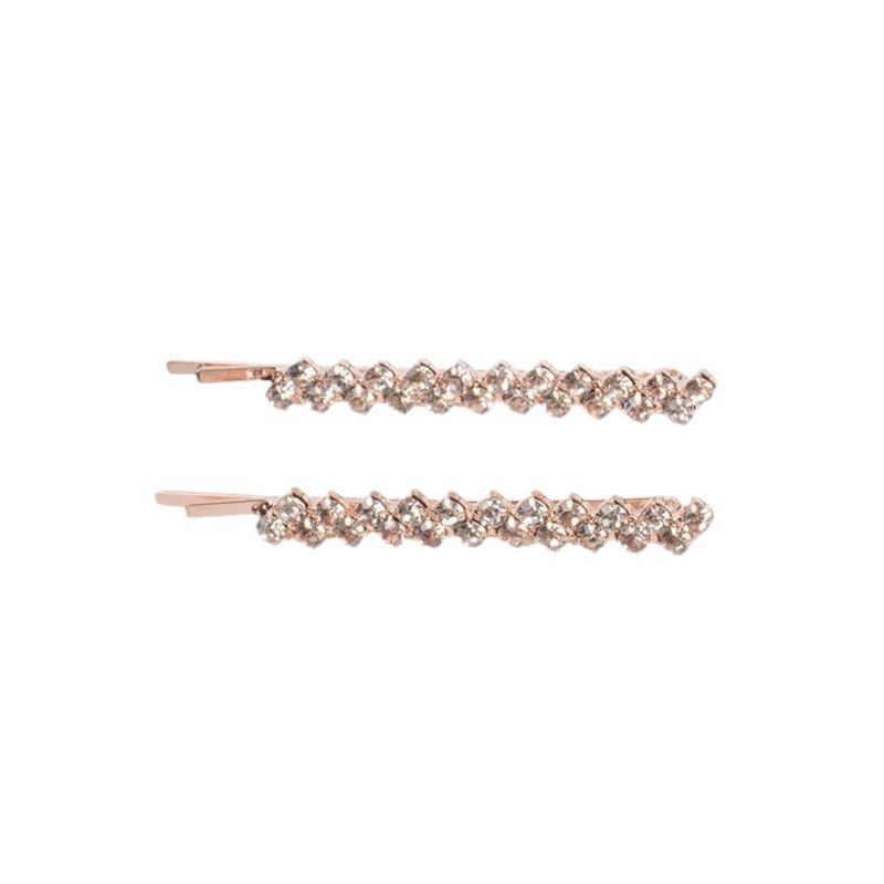 Korean style New hairpin simple fashion bangs clip female headdress side clip hairpin flash diamond hair temperament rhinestone clip