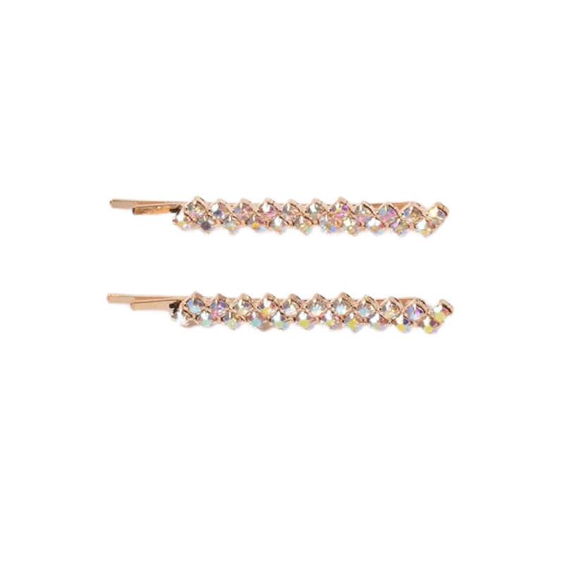 Korean style New hairpin simple fashion bangs clip female headdress side clip hairpin flash diamond hair temperament rhinestone clip