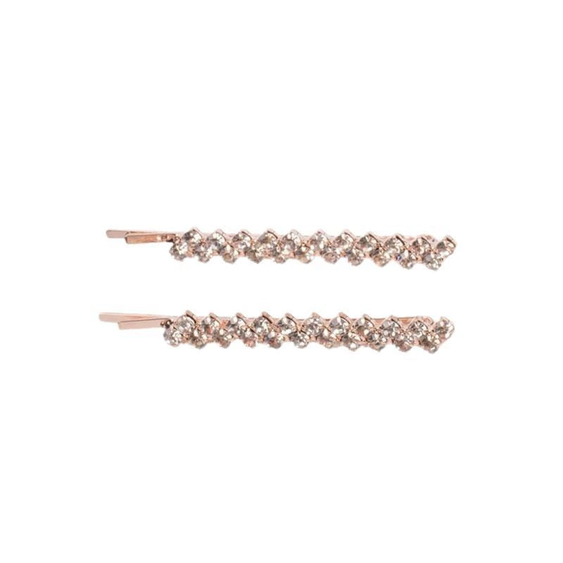 Korean style New hairpin simple fashion bangs clip female headdress side clip hairpin flash diamond hair temperament rhinestone clip