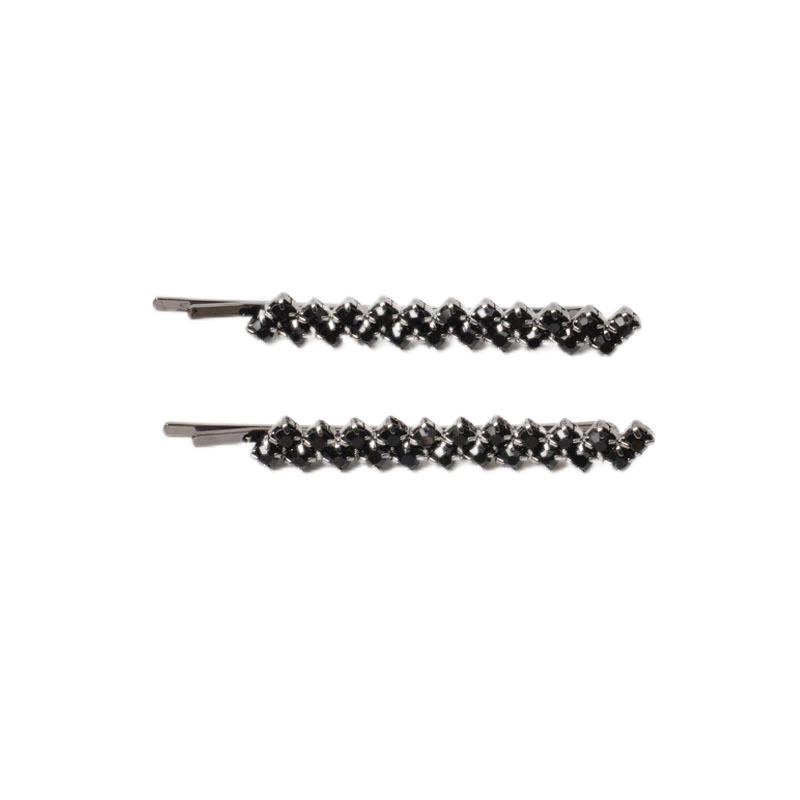 Korean style New hairpin simple fashion bangs clip female headdress side clip hairpin flash diamond hair temperament rhinestone clip