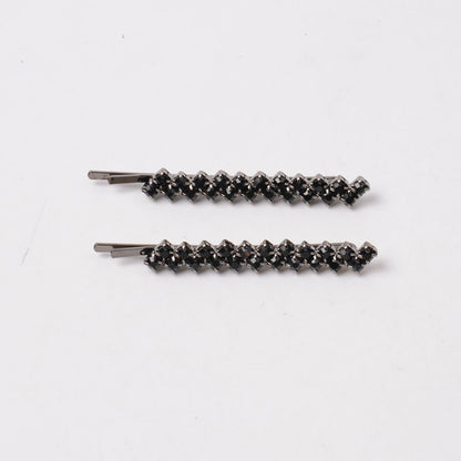 Korean style New hairpin simple fashion bangs clip female headdress side clip hairpin flash diamond hair temperament rhinestone clip
