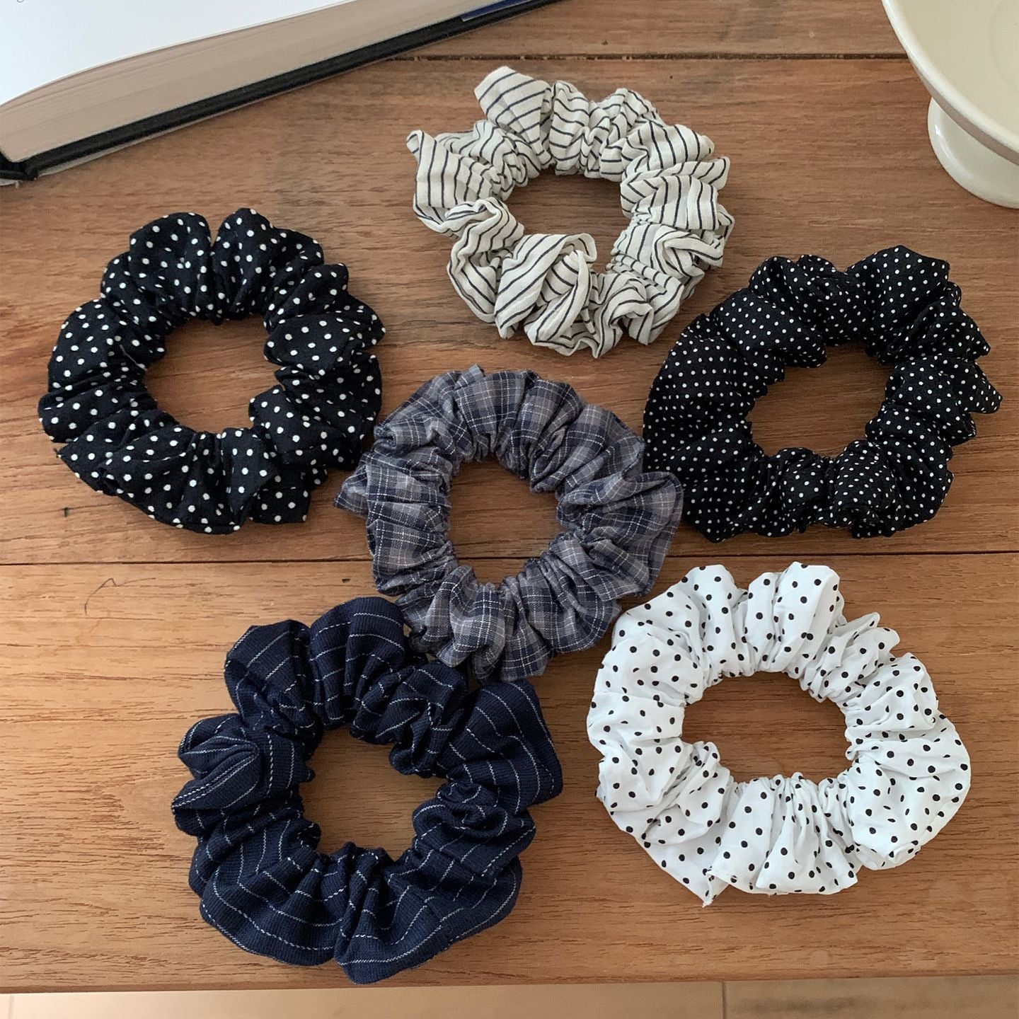Korean Style Polka Dot Hair Ropes