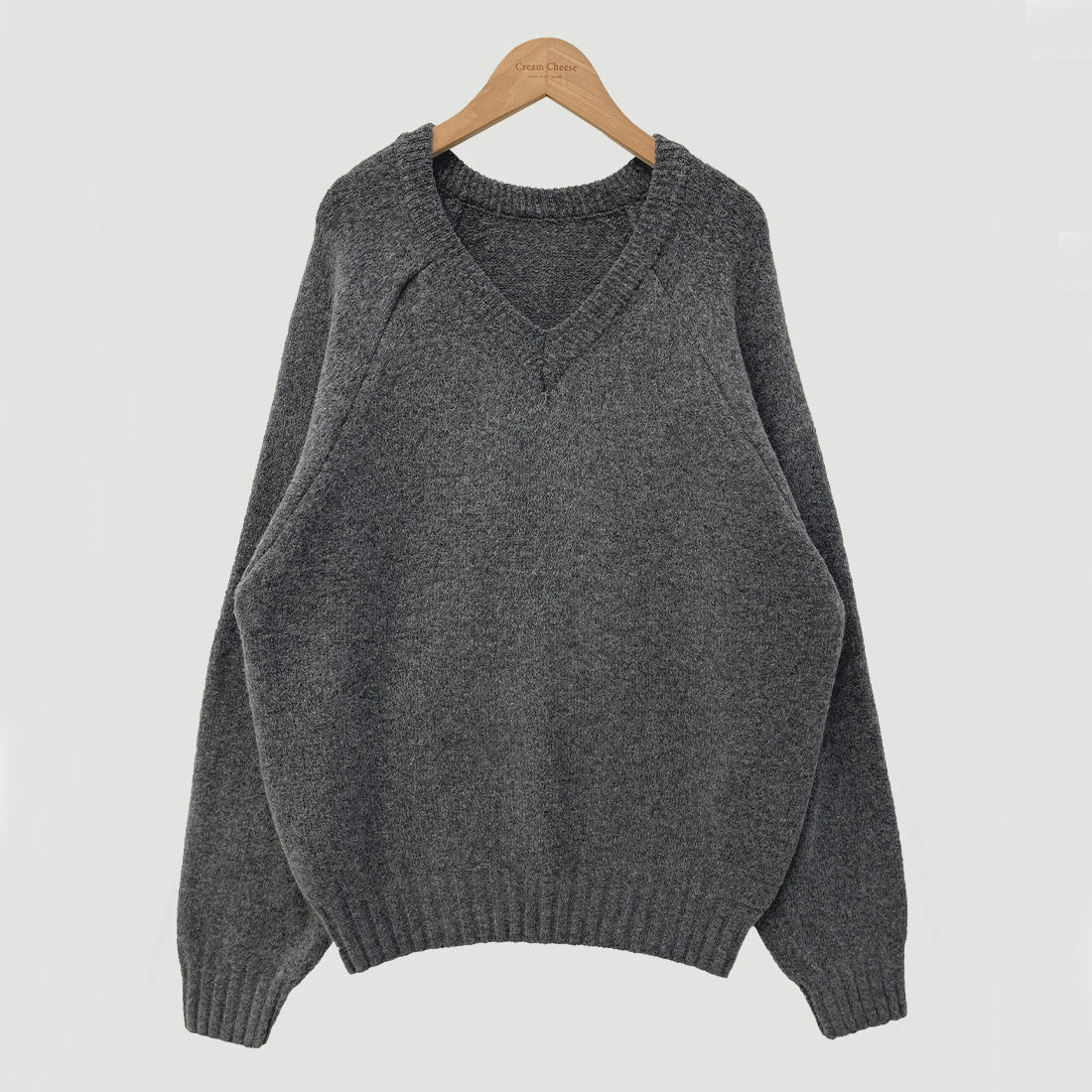 Korean-style relaxed sweater
