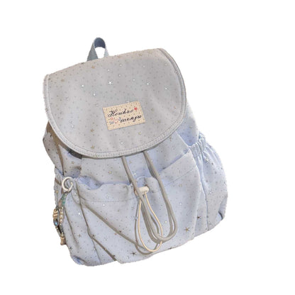 Korean Style Star Drawstring Backpack