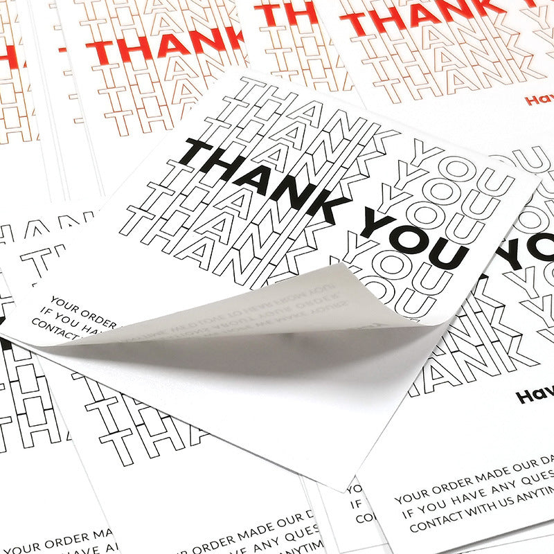 Korean Style Thank You Stickers