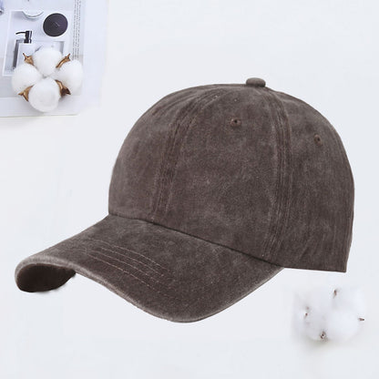 Korean Style Washed Cotton Baseball Cap with Custom Logo