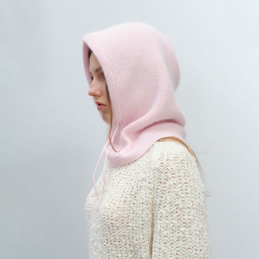 Korean Style Wool Knitted Balaclava Hat for Winter