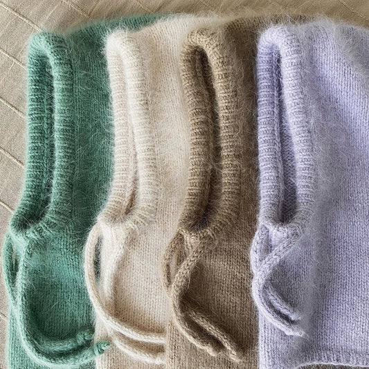 Korean Style Wool Knitted Balaclava Hat for Winter