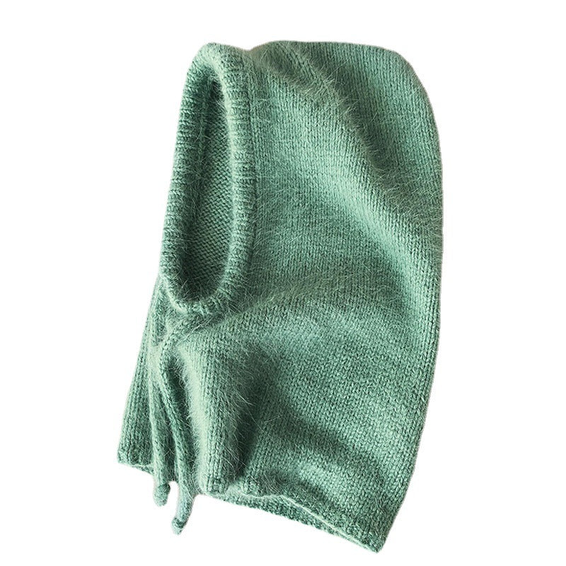 Korean Style Wool Knitted Balaclava Hat for Winter