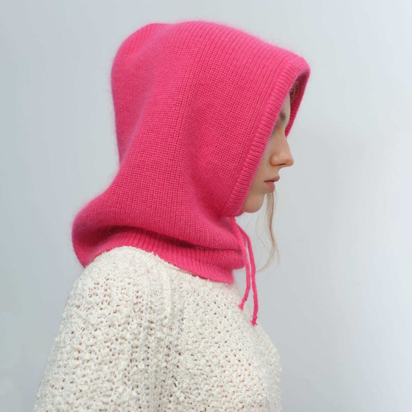Korean Style Wool Knitted Balaclava Hat for Winter