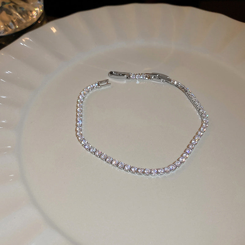 Korean Style Zircon Butterfly Flower Fashion Bracelet