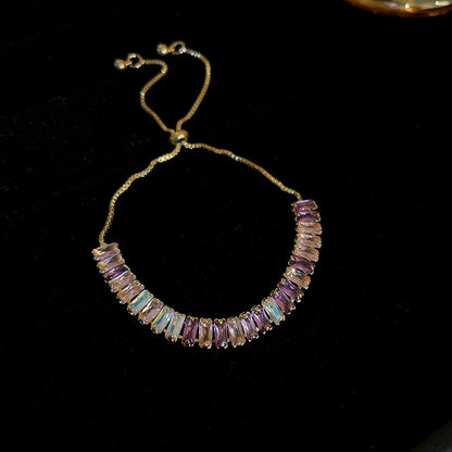 Korean Style Zircon Butterfly Flower Fashion Bracelet