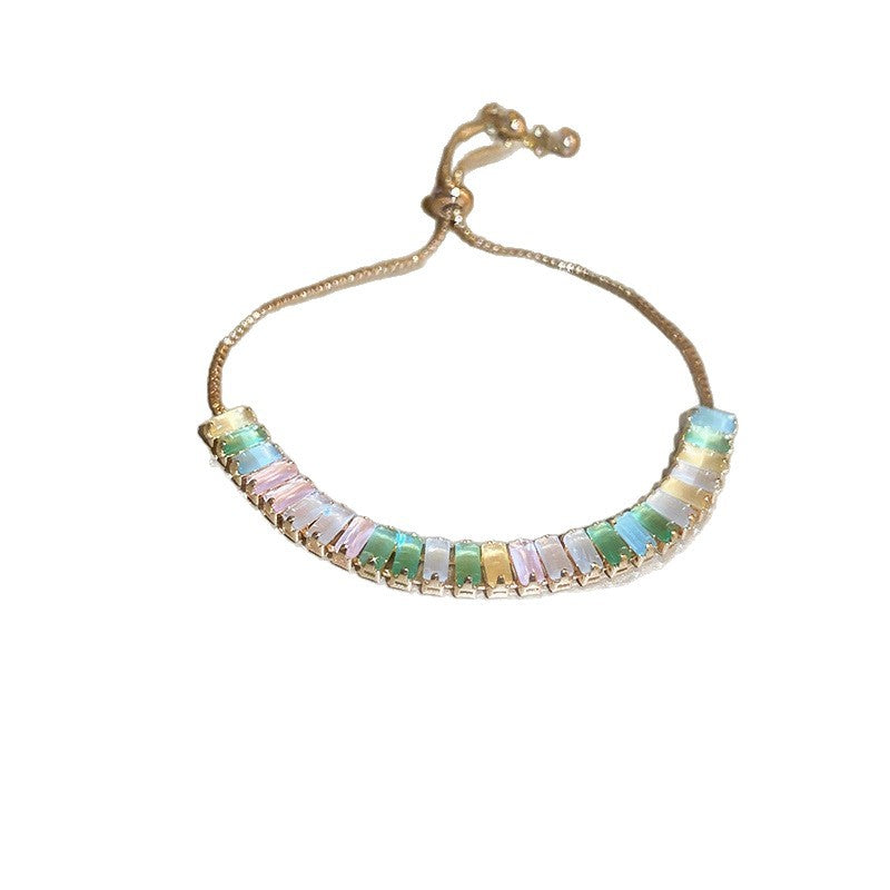 Korean Style Zircon Butterfly Flower Fashion Bracelet