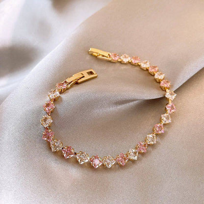 Korean Style Zircon Butterfly Flower Fashion Bracelet
