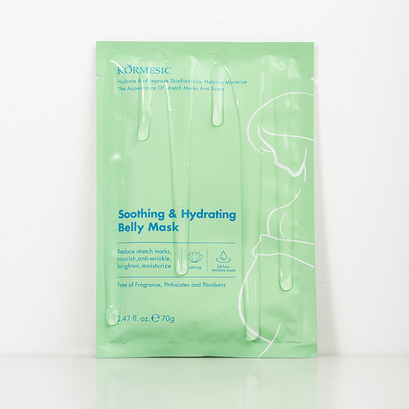 Kormesic Facial Mask Full English Women's Abdominal Hydrating Soothing Skin Patch Mask