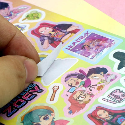 Kpop Witch Hunter Laser Stickers