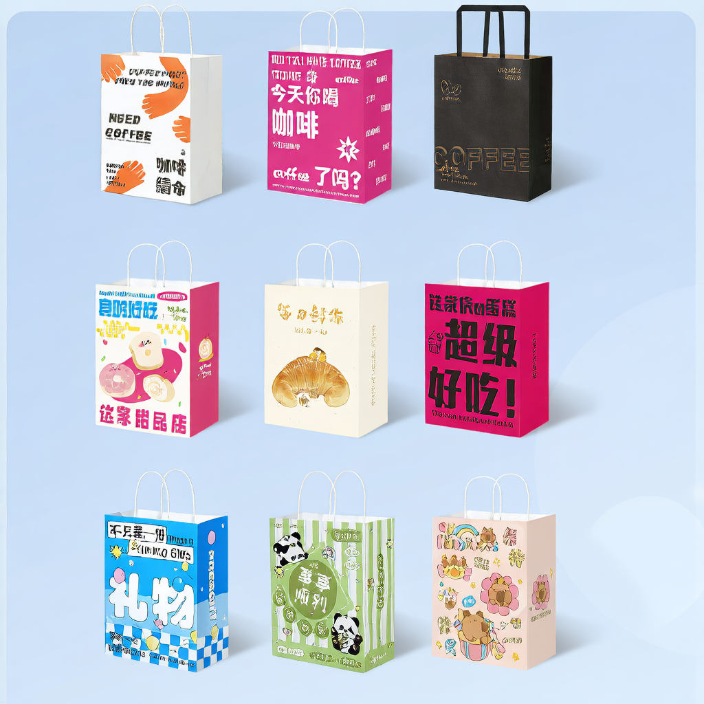 Kraft Paper Bag with Handle