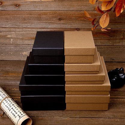 Kraft Paper Gift Box with Lid