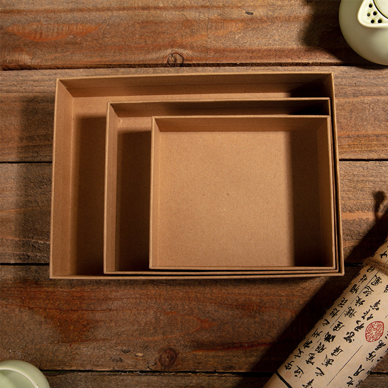 Kraft Paper Gift Box with Lid