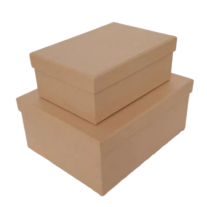 Kraft Paper Square/Rounded Corner Gift Box