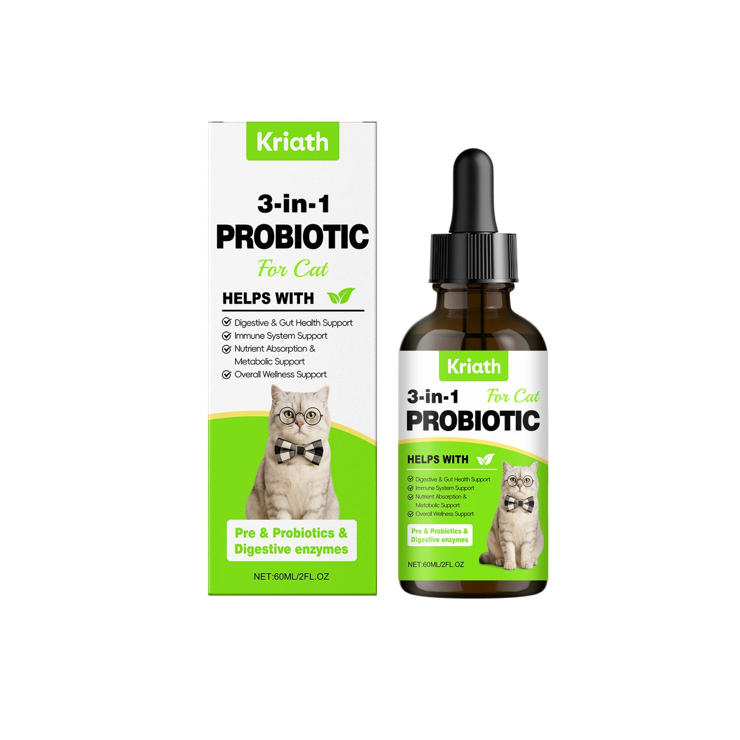 Kriath Cat Probiotic Drops